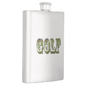 Dimensionaal Golf Afbeelding Logo, klassieke heupk Flacon (Rechts)