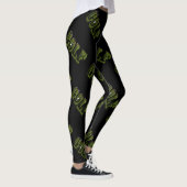 Dimensional Green Golf Afbeelding Logos Leggings (Rechts)