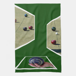 Dimensional Lawn Bowls Design Theedoek