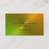 Dimensional Sheen Carte de visite (Dos)