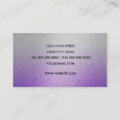 Dimensional Sheen Carte de visite (Dos)