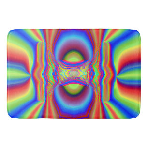 Dimensionale intersectie Digitale kunst Badmat