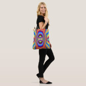 Dimensionale intersectie Digitale kunst Draagtas (Op model)