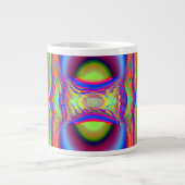 Dimensionale intersectie Digitale kunst Extra Grote Beker (Voorkant)