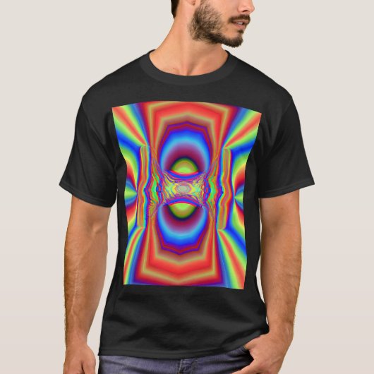 Dimensionale intersectie Digitale kunst T-shirt (Voorkant)