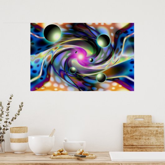 Dimensions psychédéliques - impression (Cuisine)