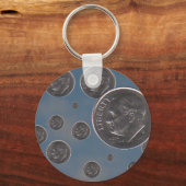 " Dimes laten vallen " Sleutelhanger (Voorkant)