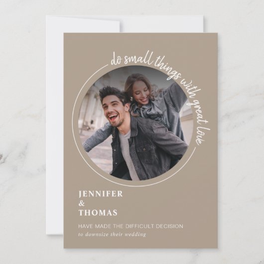 Diminution du sable du Faire-part micro-Mariage (Devant)