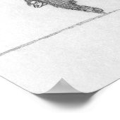 "Dimitri" Ferret Drawing Poster (Hoek)