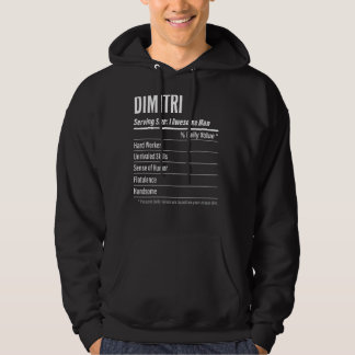 Dimitri Serving Size Nutrition Label Calories Hoodie
