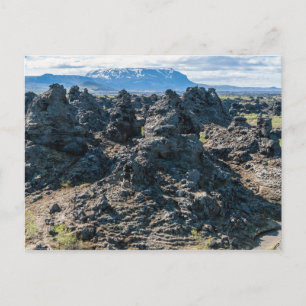 Dimmuborgir lavaveld, gebied Mývatn - IJsland Briefkaart