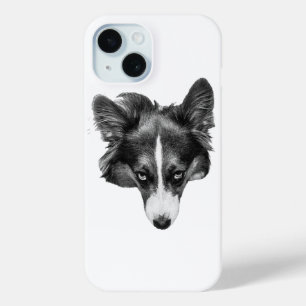 dimschaduw corgi gezicht