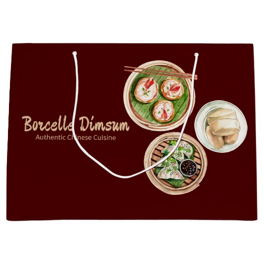 Dimsum Waterverf business Groot Cadeauzakje (Voorkant)
