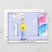 Dimwitz Comics "If You are from Boston" Carte post (Devant / Derrière)