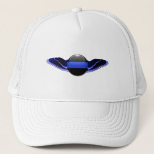 Din Blue Line Wings Trucker Pet