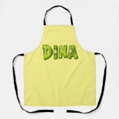 Dina Nom Kiwi Design Tabliers de cuisine Tablier (Recto)