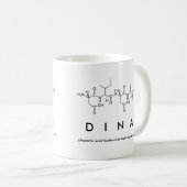 Dina peptide nom mug (Devant droit)
