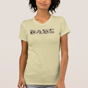 DINA Space Cowgirl Cow Print Babe Bachelorette T-shirt