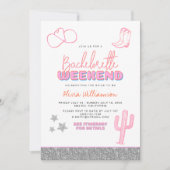 DINA Space Cowgirl Desert Bachelorette Invitation (Devant)
