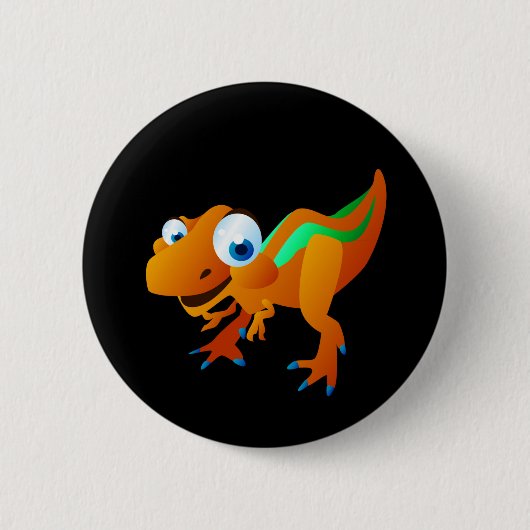 Dina The Dinosaur Ronde Button 5,7 Cm (Voorkant)