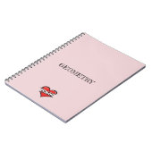 Dinah Heart Pink Notitieboek (Linkerzijde)