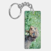 Dinah & Littermates Dubbele Foto Keepomwille Sleutelhanger (Voorkant Links)