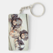 Dinah & Littermates Dubbele Foto Keepomwille Sleutelhanger (achterkant)