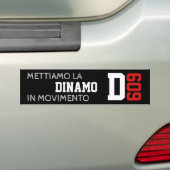 DINAMO609-Bumpersticker Bumpersticker (Op auto)