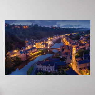 Dinan, Brittany, Frankrijk Poster