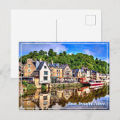 Dinan, Côtes-d'Armor, Bretagne. France. Carte post (Devant / Derrière)