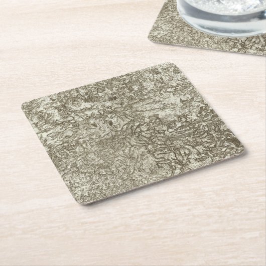 Dinan Vierkante Kartonnen Onderzetter (Schuin)