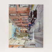 Dinant Belgium Street Scene Waterverf Legpuzzel (Verticaal)