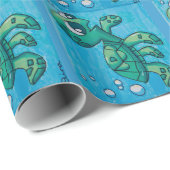 Dina's Zee-schildpad Cadeaupapier (Rol Hoek)