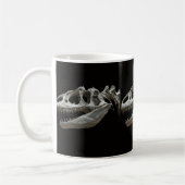 Dinasour Squelette de café blanc Mug (Gauche)