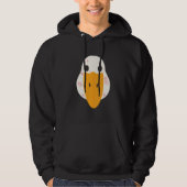 Dinde avec boutons Sweat à capuche pour hommes (Devant)