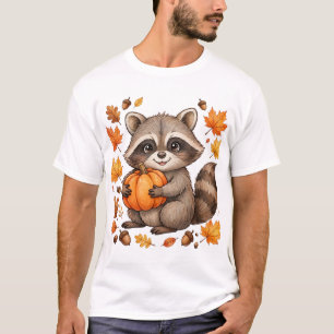 Dinde Chouette Citrouille Mignon T-Shirt de Thanks