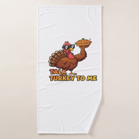 Dinde Cool Thanksgiving Drôle Classique T-Shirt.pn (Serviette de bain)