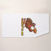 Dinde Cool Thanksgiving Drôle Classique T-Shirt.pn (Serviette de bain)