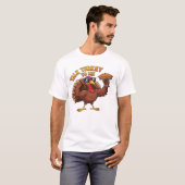 Dinde Cool Thanksgiving Drôle T-Shirt Oversized.p (Devant entier)