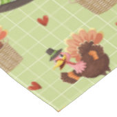 Dinde de Thanksgiving et nappe avec chapeau de pèl (Angle)