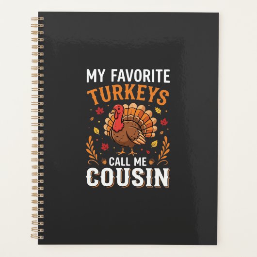 Dinde de Thanksgiving Famille Cousine (Devant)