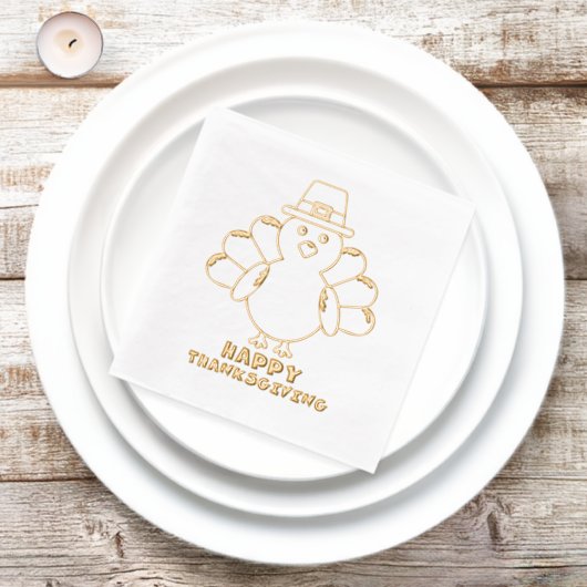Dinde de Thanksgiving mignonne  (Insitu)