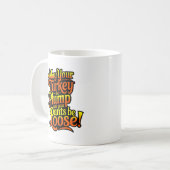 Dinde dodue, Dinde diva de dessin animé, Mug (Devant gauche)