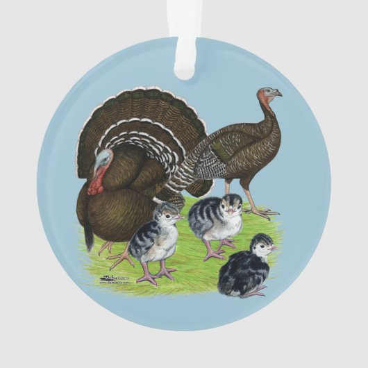 Dinde Famille Bronze Standard (dos)