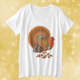 Dinde mâle de Thanksgiving Queue épanouie Couleurs