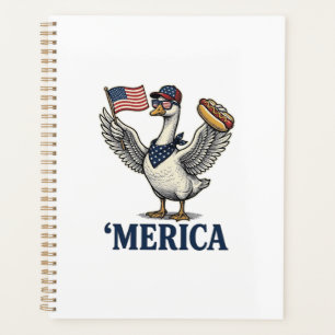 Dinde Patriotique 'Merica Hot Dog Vintage Chemise