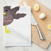 Dinde plumée de Thanksgiving Serviette de cuisine (Quart Plié)