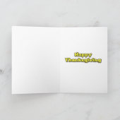 Dinde végétarienne de thanksgiving - cartes drôles (Intérieur)