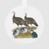 Dindes Famille Sauvage de l'Est (dos)