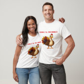 Dindon drôle Gobble �Til You Wobble T-Shirt Classi (Unisexe)